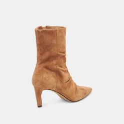 FERNLY WIDE CALF BOOTS PECAN SUEDE^Dolce Vita Outlet