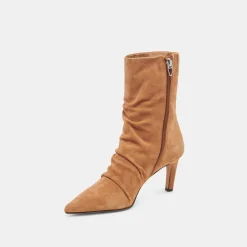FERNLY WIDE CALF BOOTS PECAN SUEDE^Dolce Vita Outlet