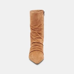 FERNLY WIDE CALF BOOTS PECAN SUEDE^Dolce Vita Outlet