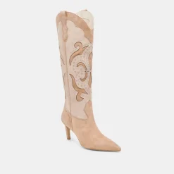 FINLEY STUD BOOTS CAMEL SUEDE^Dolce Vita Outlet