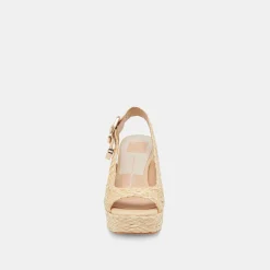 FLORES HEELS NATURAL RAFFIA^Dolce Vita Outlet