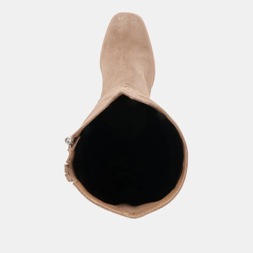 FYNN WIDE CALF BOOTS TRUFFLE SUEDE^Dolce Vita Best