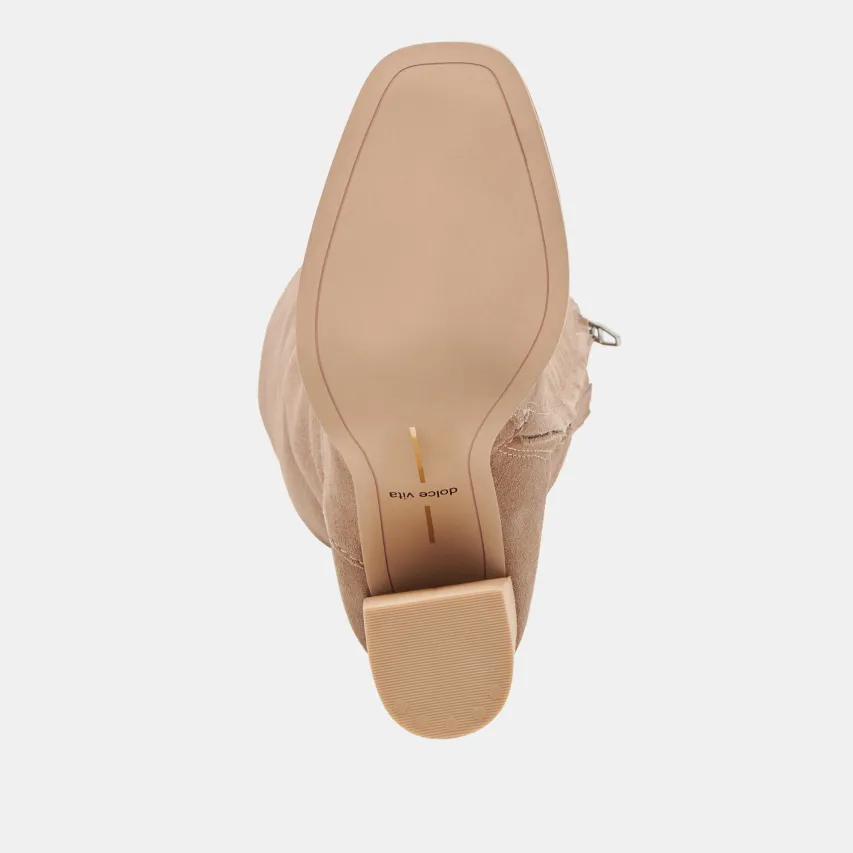 FYNN WIDE CALF BOOTS TRUFFLE SUEDE^Dolce Vita Best