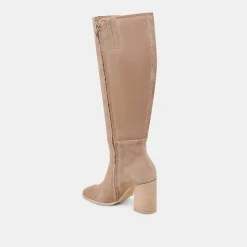 FYNN WIDE CALF BOOTS TRUFFLE SUEDE^Dolce Vita Best