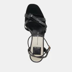 GALOR HEELS BLACK LEATHER^Dolce Vita Fashion