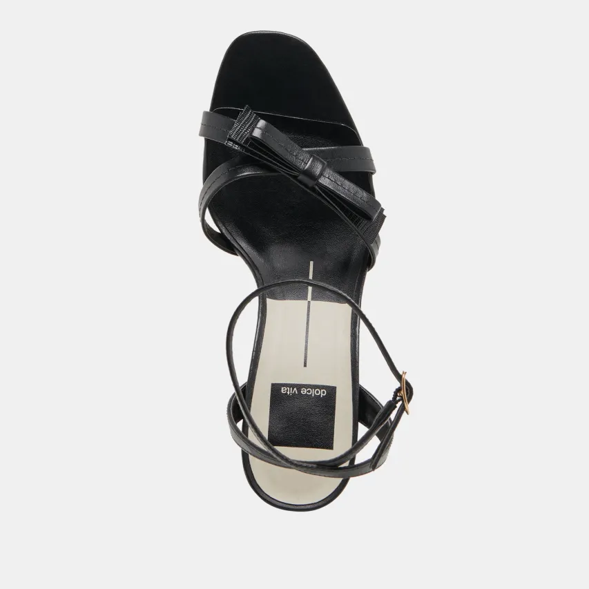 GALOR HEELS BLACK LEATHER^Dolce Vita Fashion