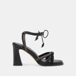 GAZELE HEELS BLACK MULTI LEATHER^Dolce Vita Best