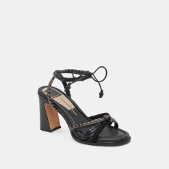 GAZELE HEELS BLACK MULTI LEATHER^Dolce Vita Best