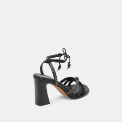 GAZELE HEELS BLACK MULTI LEATHER^Dolce Vita Best