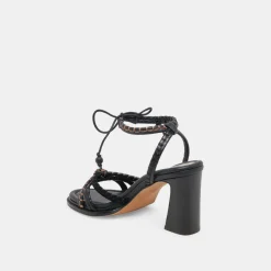 GAZELE HEELS BLACK MULTI LEATHER^Dolce Vita Best