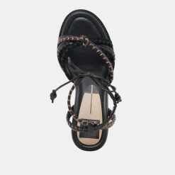 GAZELE HEELS BLACK MULTI LEATHER^Dolce Vita Best