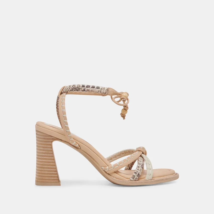 GAZELE HEELS IVORY MULTI LEATHER^Dolce Vita Fashion