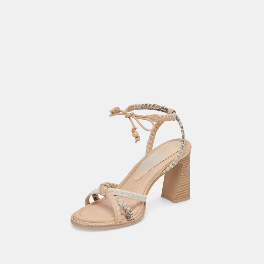 GAZELE HEELS IVORY MULTI LEATHER^Dolce Vita Fashion