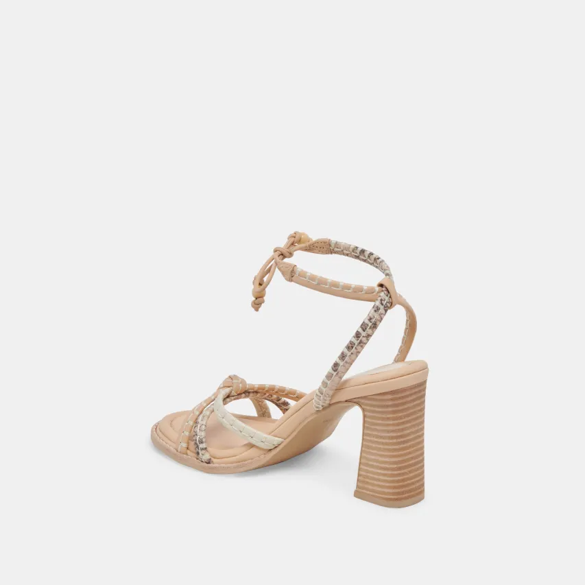 GAZELE HEELS IVORY MULTI LEATHER^Dolce Vita Fashion