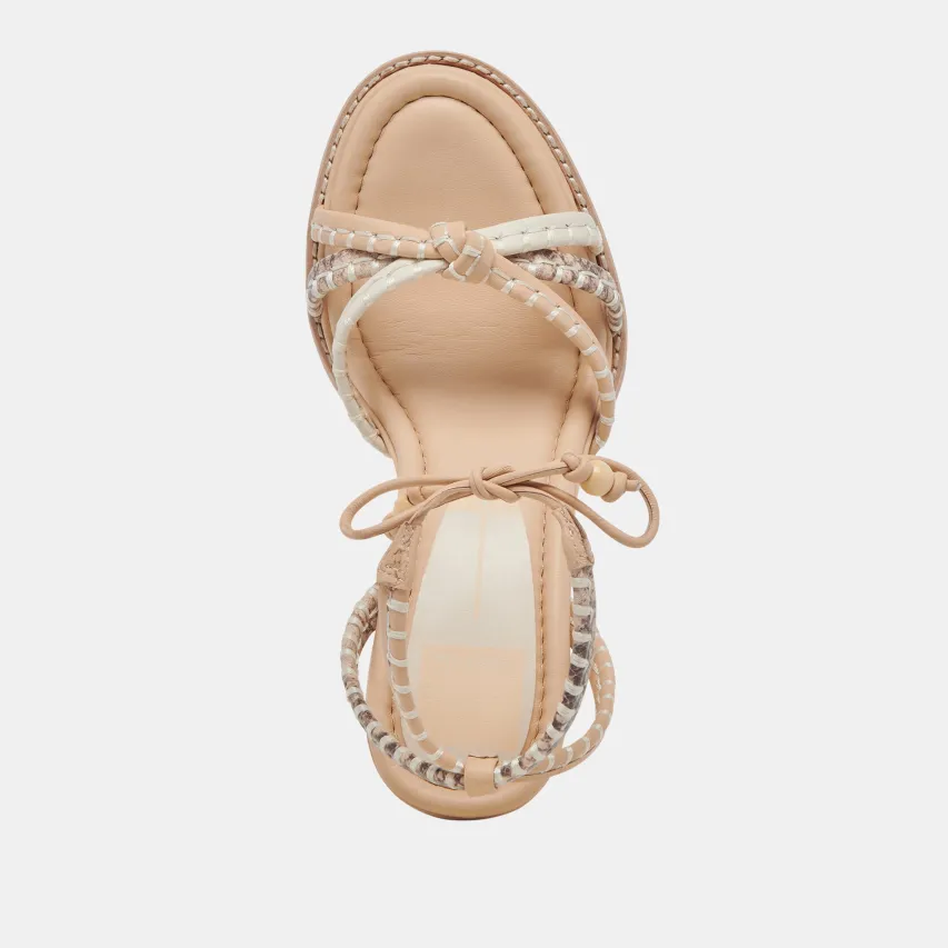 GAZELE HEELS IVORY MULTI LEATHER^Dolce Vita Fashion