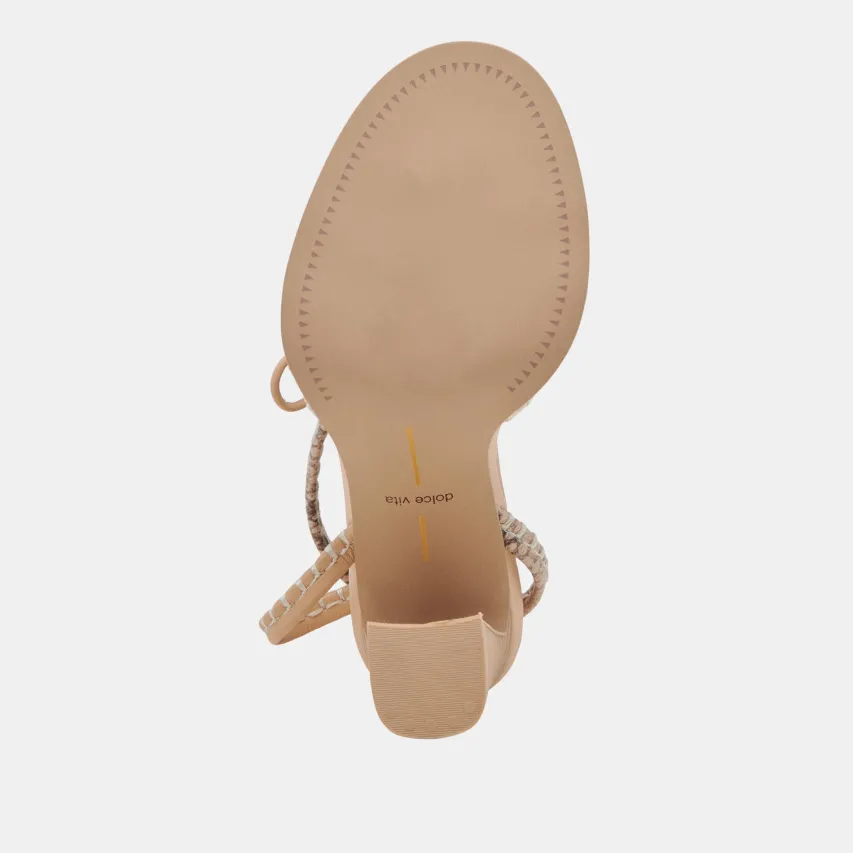GAZELE HEELS IVORY MULTI LEATHER^Dolce Vita Fashion
