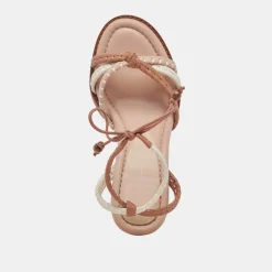 GAZELE HEELS TAN MULTI LEATHER^Dolce Vita Outlet