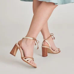 GAZELE HEELS TAN MULTI LEATHER^Dolce Vita Outlet