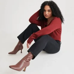 GLAMOR BOOTS CHOCOLATE STELLA^Dolce Vita Hot