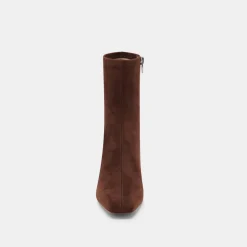 GLAMOR WIDE CALF BOOTS DK BROWN STELLA SUEDE^Dolce Vita Sale
