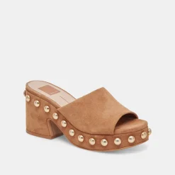 GLORI HEELS PECAN SUEDE^Dolce Vita Discount