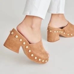 GLORI HEELS PECAN SUEDE^Dolce Vita Discount