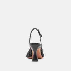 GLORIA HEELS BLACK WOVEN^Dolce Vita Hot