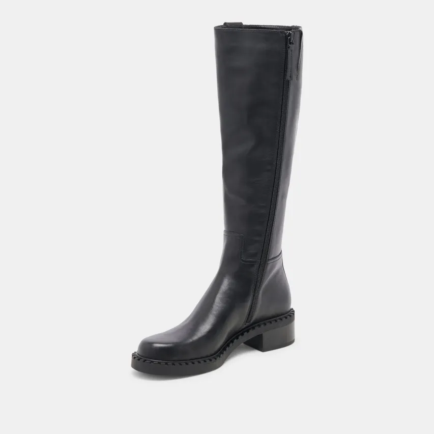 GLORY H2O BOOTS BLACK LEATHER^Dolce Vita New
