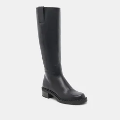 GLORY H2O WIDE CALF BOOTS BLACK LEATHER^Dolce Vita Outlet