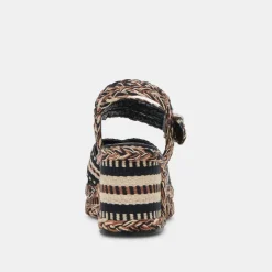 GRAYCE HEELS BLACK MULTI WOVEN^Dolce Vita Clearance