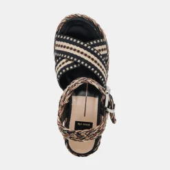 GRAYCE HEELS BLACK MULTI WOVEN^Dolce Vita Clearance
