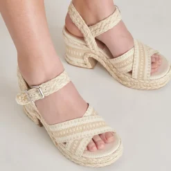 GRAYCE HEELS NATURAL MULTI WOVEN^Dolce Vita Online