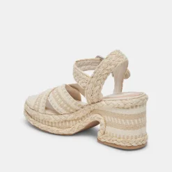 GRAYCE HEELS NATURAL MULTI WOVEN^Dolce Vita Online