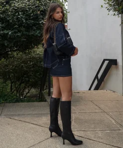 GYRA BOOTS BLACK LEATHER^Dolce Vita Sale
