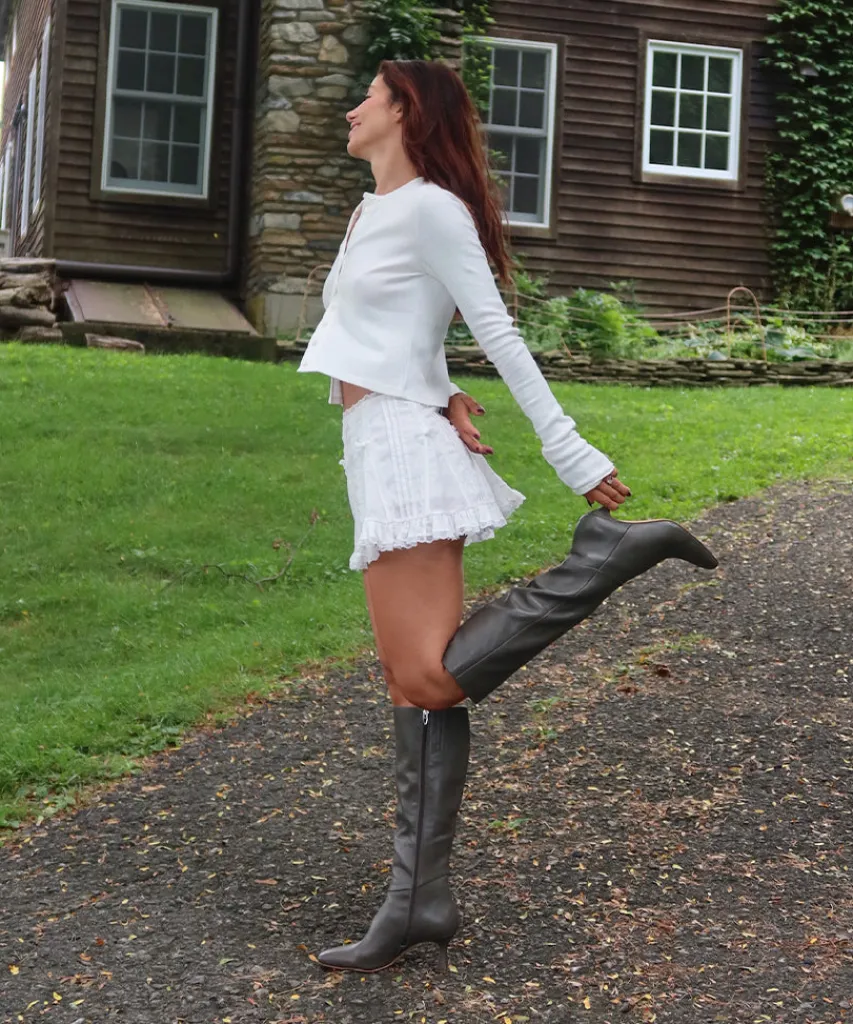 GYRA BOOTS DARK OLIVE LEATHER^Dolce Vita Clearance