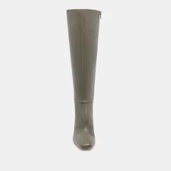 GYRA BOOTS DARK OLIVE LEATHER^Dolce Vita Clearance