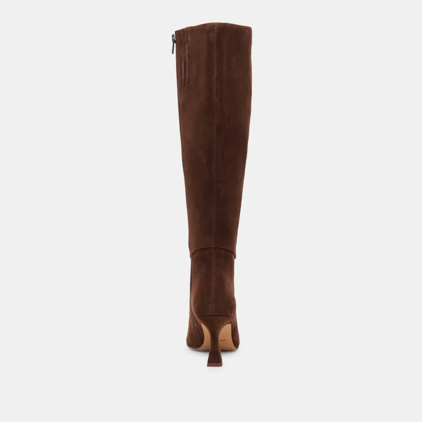 GYRA BOOTS DK BROWN SUEDE^Dolce Vita Discount