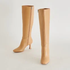 GYRA BOOTS TAN LEATHER^Dolce Vita Outlet
