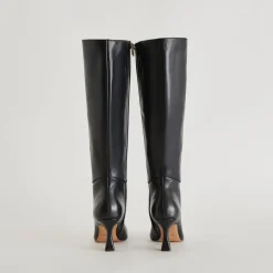 GYRA EXTRA WIDE CALF BOOTS BLACK LEATHER^Dolce Vita Fashion