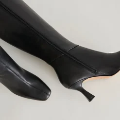 GYRA EXTRA WIDE CALF BOOTS BLACK LEATHER^Dolce Vita Fashion