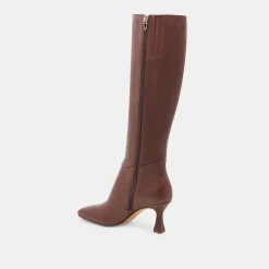GYRA EXTRA WIDE CALF BOOTS CHOCOLATE LEATHER^Dolce Vita Discount