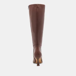 GYRA EXTRA WIDE CALF BOOTS CHOCOLATE LEATHER^Dolce Vita Discount