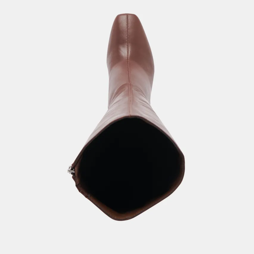 GYRA EXTRA WIDE CALF BOOTS CHOCOLATE LEATHER^Dolce Vita Discount