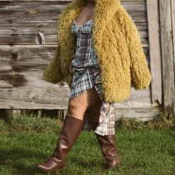 GYRA WIDE CALF BOOTS CHOCOLATE LEATHER^Dolce Vita Fashion