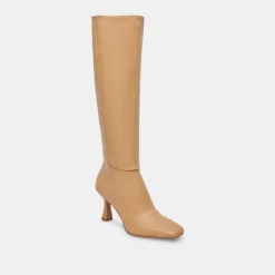 GYRA WIDE CALF BOOTS TAN LEATHER^Dolce Vita Hot
