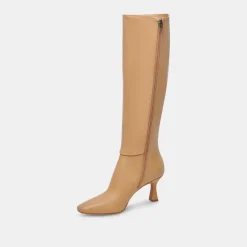 GYRA WIDE CALF BOOTS TAN LEATHER^Dolce Vita Hot