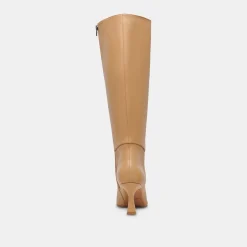 GYRA WIDE CALF BOOTS TAN LEATHER^Dolce Vita Hot