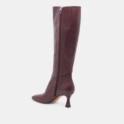 GYRA WIDE CALF BOOTS WINE LEATHER^Dolce Vita Sale