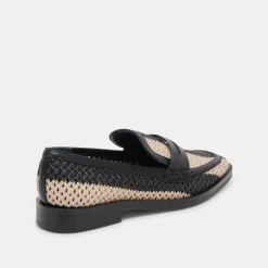 HALLEY FLATS BLACK MULTI RAFFIA^Dolce Vita Discount