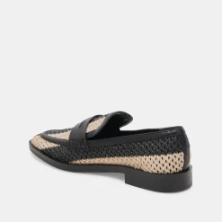 HALLEY FLATS BLACK MULTI RAFFIA^Dolce Vita Discount